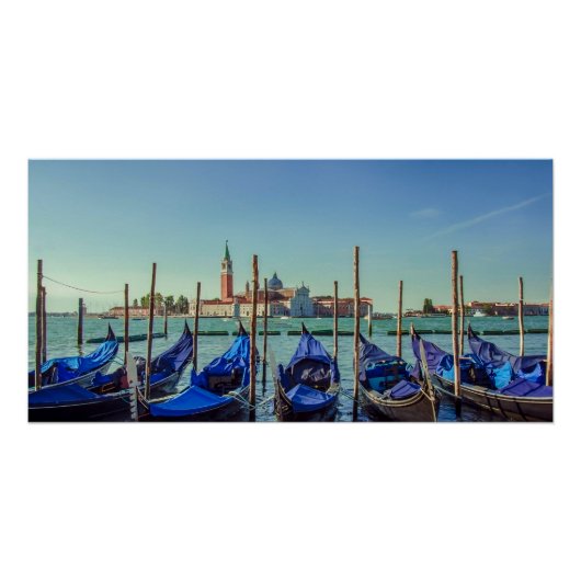 Gondeln in Venedig, Italien Poster (Vorderseite)