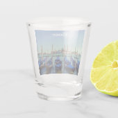 Gondeln in Venedig, Italien Schnapsglas (Rückseite)