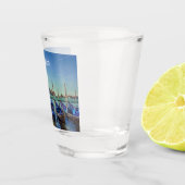 Gondeln in Venedig, Italien Schnapsglas (Rechts)