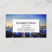 Gondeln in Venedig, Italien Visitenkarte (Rückseite)