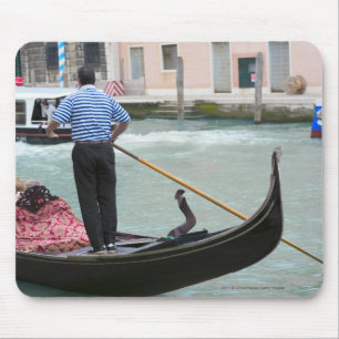 Gondeln in Venedig-Kanal Mousepad