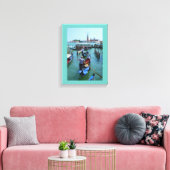 Gondeln in Venedig Leinwanddruck (Insitu (Wohnzimmer))