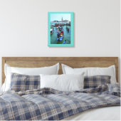 Gondeln in Venedig Leinwanddruck (Insitu (Schlafzimmer))