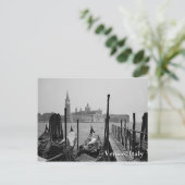 Gondeln in Venedig Postkarte (Stehend Vorderseite)