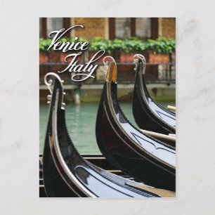 Gondeln in Venedig Postkarte