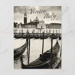 Gondeln in Venedig Postkarte