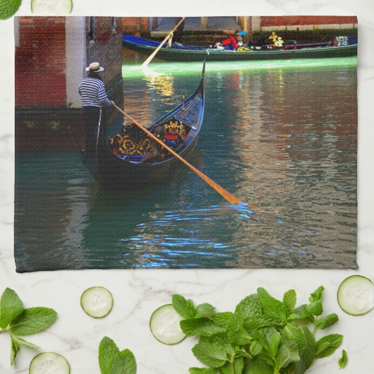 Gondeln Küchentuch (Gefaltet)