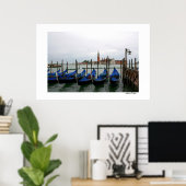 Gondeln mit View Poster (Heimbüro)