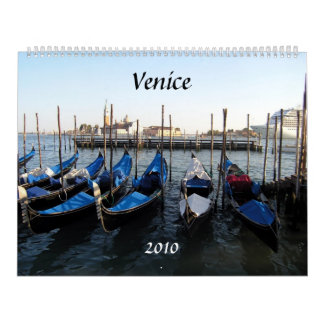 Gondeln, Venedig, 2010 - besonders angefertigt Kalender