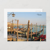 Gondeln, Venedig, Italien, Fotografie, Postkarte (Vorne/Hinten)