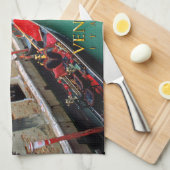 Gondeln Venedig, Italien Handtuch (Viertel Falte)
