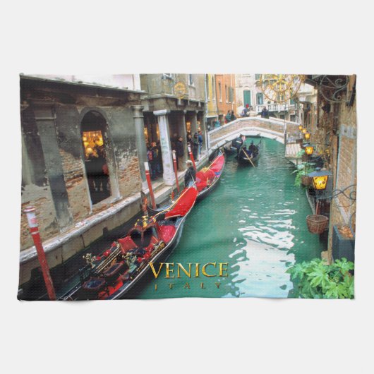 Gondeln Venedig, Italien Handtuch (Horizontal)