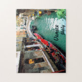 Gondeln Venedig, Italien Puzzle (Vertikal)
