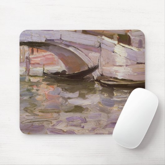 Gondeln von John Singer Sargent, Impressionismus A Mousepad (Mit Mouse)