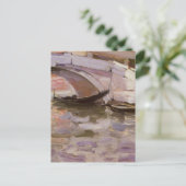 Gondeln von John Singer Sargent, Impressionismus A Postkarte (Stehend Vorderseite)