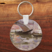 Gondeln von John Singer Sargent, Impressionismus A Schlüsselanhänger (Rückseite)