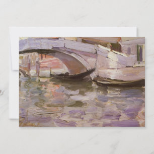 Gondeln von John Singer Sargent, Impressionismus K