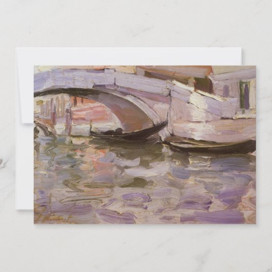 Gondeln von John Singer Sargent, Impressionismus K (Vorderseite)
