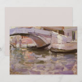 Gondeln von John Singer Sargent, Impressionismus K (Vorne/Hinten)