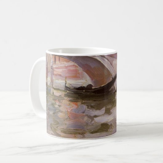 Gondeln von John Singer Sargent, Impressionismus K Kaffeetasse (Vorderseite Links)