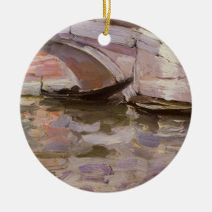 Gondeln von John Singer Sargent, Impressionismus K Keramikornament