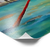 Gondeln von Venedig Fotodruck (Ecke)