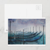 Gondeln von Venedig Postkarte (Vorne/Hinten)