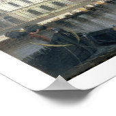 Gondeln vor dem Markusplatz, Venedig Poster (Ecke)