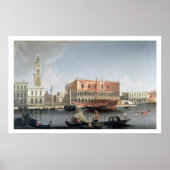 Gondeln vor dem Markusplatz, Venedig Poster (Vorne)