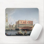 Gondeln vor St. markiert Quadrat, Venedig Mousepad (Mit Mouse)