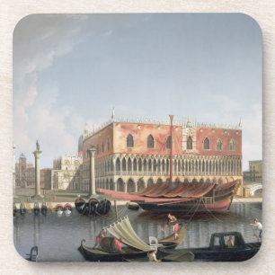 Gondeln vor St. markiert Quadrat, Venedig Untersetzer