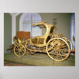 Gondelwagen der Kaiserin Catherine II Poster
