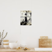 Gondola Girl, 1904 St. Louis Exposition, Poster (Küche)