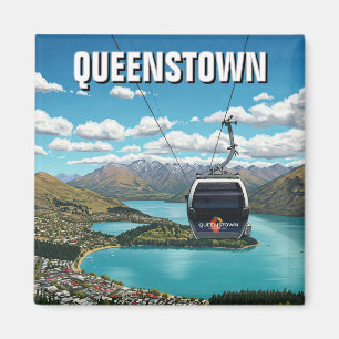 Gondola in Queenstown New Zealand Magnet