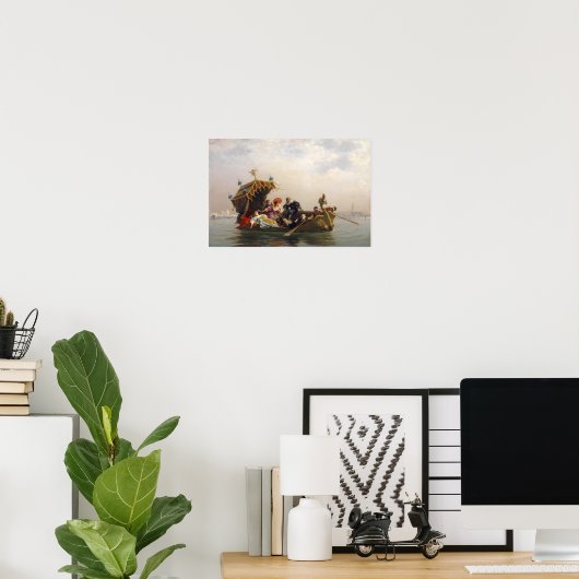 Gondola Ride de Arnold Corrodi Poster (Heimbüro)