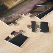 Gondola und Restaurant, Venedig, Venetien, Italien Puzzle (Seite)