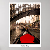 GONDOLA UNDER BRIDGE, Poster (Vorne)