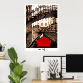 GONDOLA UNDER BRIDGE, Poster (Heimbüro)