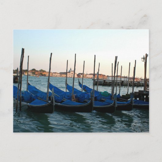 Gondola Venice Postkarte (Vorderseite)