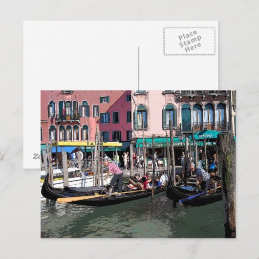 GondolaParking Postkarte (Vorne/Hinten)