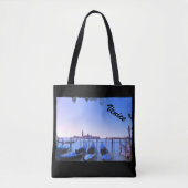 Gondolas in Venice - Black Bag Tasche (Vorderseite)