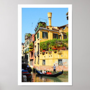 Gondolas in Venice Poster