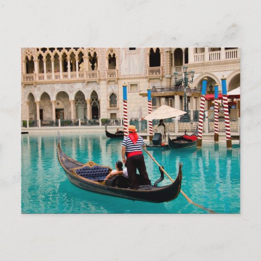 Gondolas Las Vegas Postcard #3 Postkarte (Vorderseite)