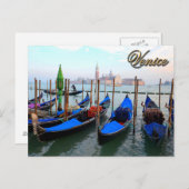 Gondolas Postkarte (Vorne/Hinten)