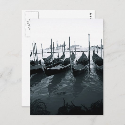 Gondolas Postkarte (Vorne/Hinten)