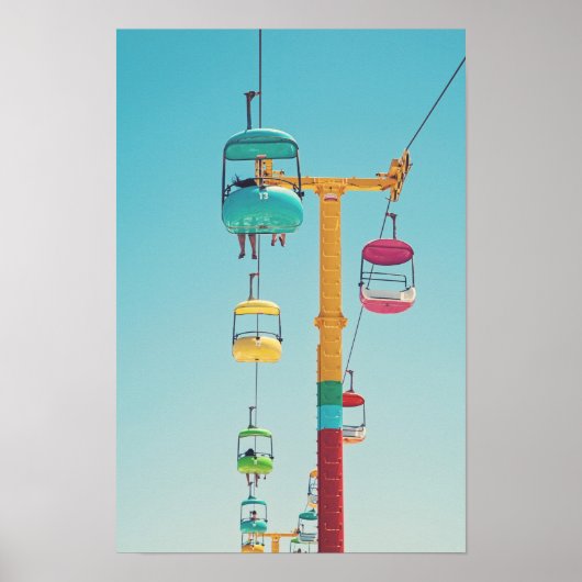 Gondolas Sky Gliders Santa Cruz Poster (Vorne)