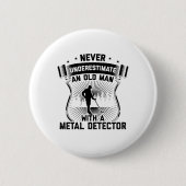 Gondolas | Treasure Hunt Metal Detector Gift Idee Button (Vorderseite)