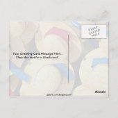 Gondolier hats, Venedig, Italien Postkarte (Rückseite)