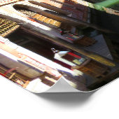 Gondolier in Venedig, Italien Poster (Ecke)