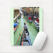 Gondolier in Venedig Mousepad (Mit Mouse)